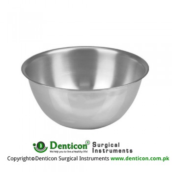 Round Bowl 6000 ccm Stainless Steel, Size Ø 330 x 90 mm